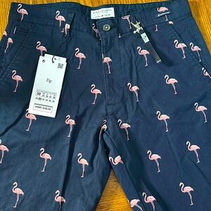 NWT Denim & Flower flamingo shorts. Size 30